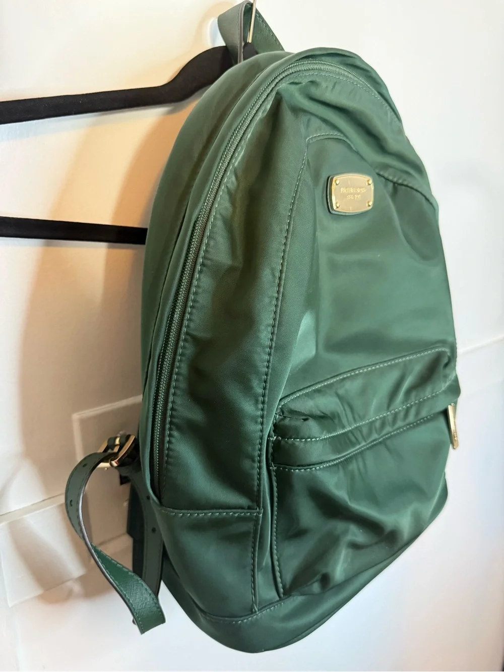 Michael Michael Kors Forest Green Nylon Backpack